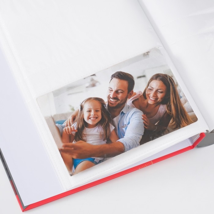 Фотоальбом на 200 фото 10х15 см Фотоальбом на 200 фото 10х15 см "Мотоцикл" в коробке МИКС 5,6х20,5х26,2 см