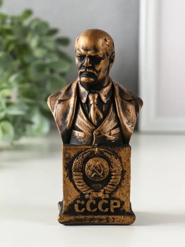 Бюст &laquo;Ленин&raquo;, фигурка гипс, 12&times;6&times;4.5 см