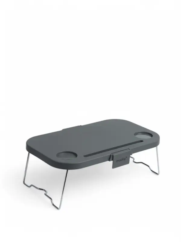 Корзина - столик maclay 2 в 1, складная, 47&times;28.5&times;23.5 см, серая