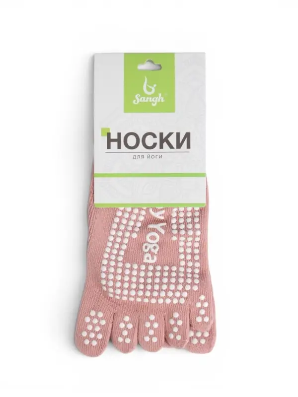 Носки для йоги Sangh, р. 36-39 см, МИКС