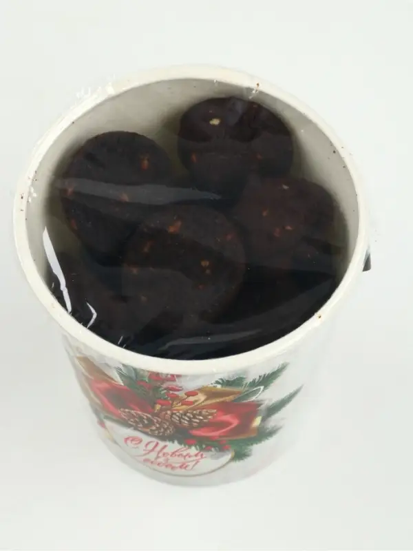 Подарочный набор &laquo;С Новым годом&raquo;: чай (50 г), конфеты (110 г), печенье брауни (120 г)