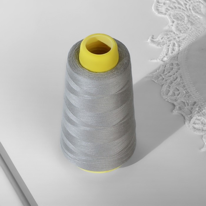 Нитки 50/2, 2700 м, цвет светло-серый Нитки 50/2, 2700 м, цвет светло-серый