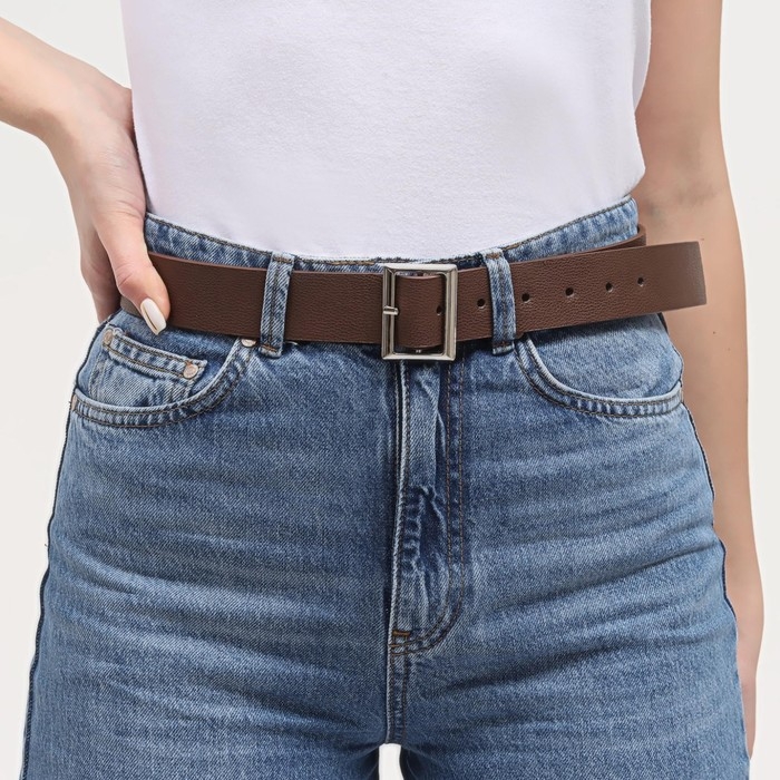 Пряжка для ремня, 4,8 × 3,6 см, 39 мм, цвет серебряный Пряжка для ремня, 4,8 × 3,6 см, 39 мм, цвет серебряный