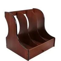 Органайзер для бумаги, 3 секции, 32&times;27&times;31 см, с ящиком