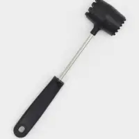 Молоток для мяса Доляна &laquo;Круг&raquo;, 25 см, чёрный