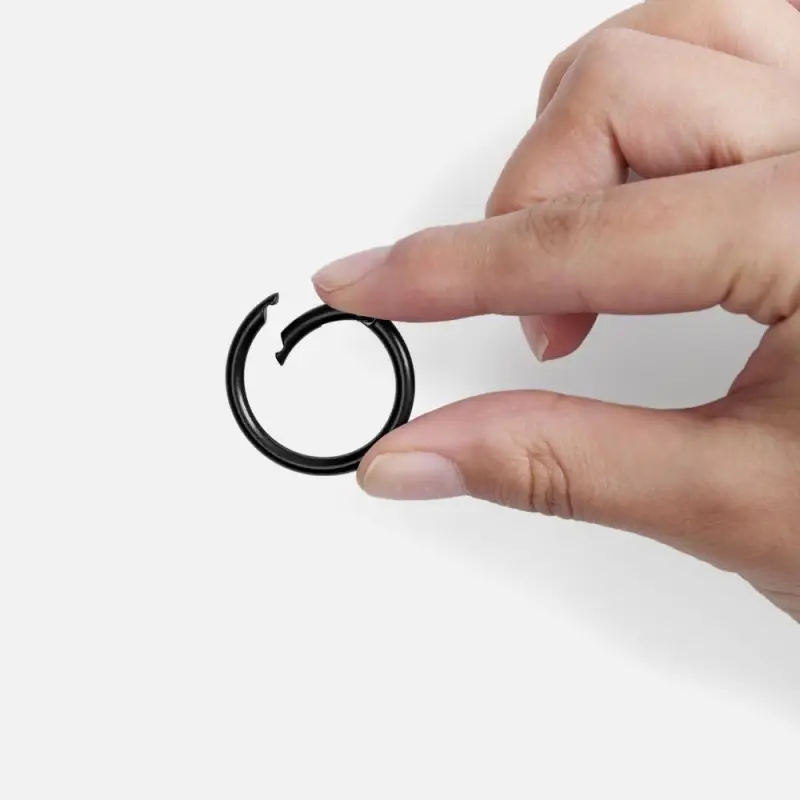 Карабин-кольцо Claus, L, черный Карабин-кольцо Claus, L, черный