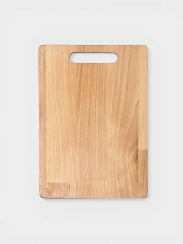 Доска разделочная Классик, пропитана маслом, береза, 20,5х14,5х1,8/1,6 см