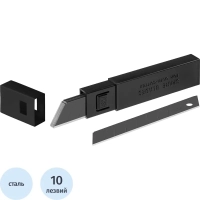 Лезвие запасное для ножей OLFA BLACK MAX &nbsp;(LBB-1OB) 18мм, 10шт./уп.футляр