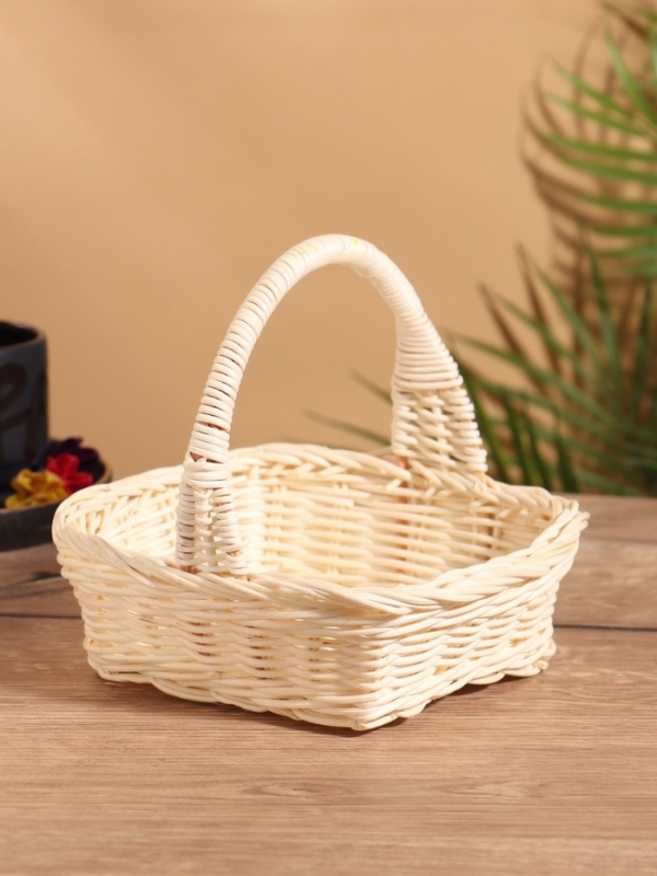 Корзина плетеная 16x15x18 см, ротанг