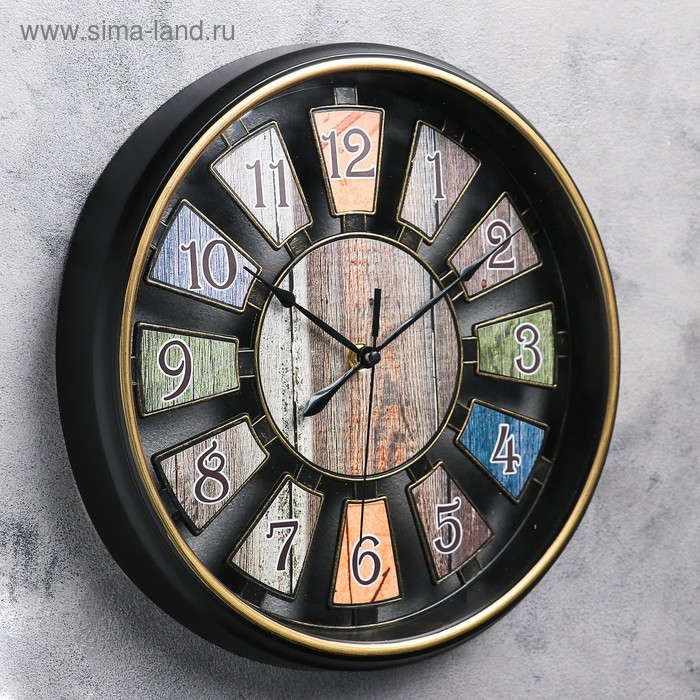 Часы настенные, интерьерные,  Часы настенные, интерьерные, "Анаре", d-30 см,