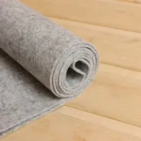 Коврик - лежак для бани и сауны, 160&times;55 см, полиэстер 70%, шерсть 30%, серый, &laquo;Добропаровъ&raquo;