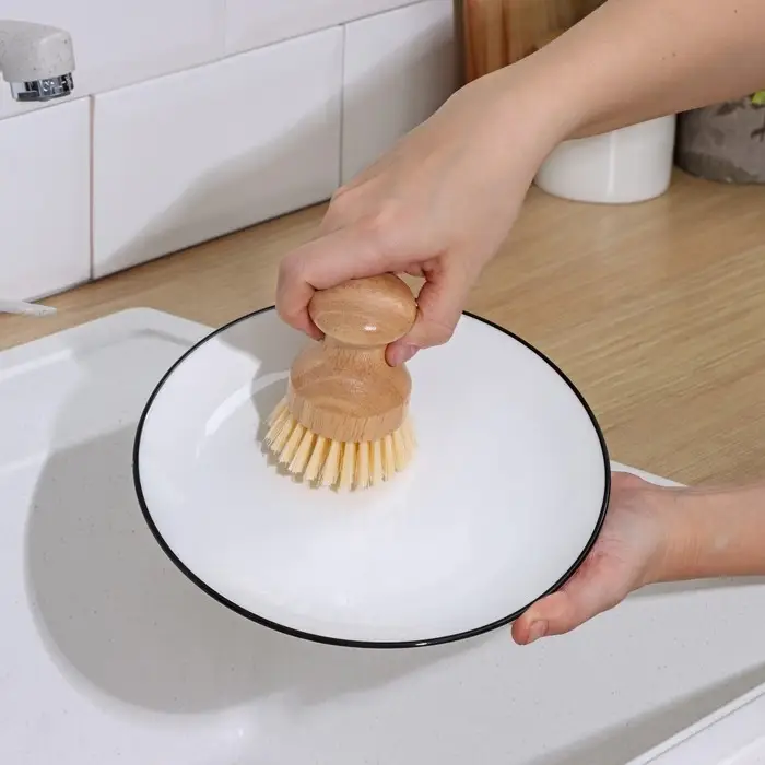 Щётка для посуды &laquo;Доляна&raquo; Meli, бамбук, круглая, 5.5 см