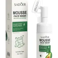 Пенка для умывания с щёткой, с экстрактом авокадо, 120 мл