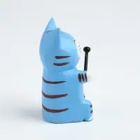 Фигурка &laquo;Кот с микрофоном&raquo;, 3&times;4&times;8 см, дерево, МИКС