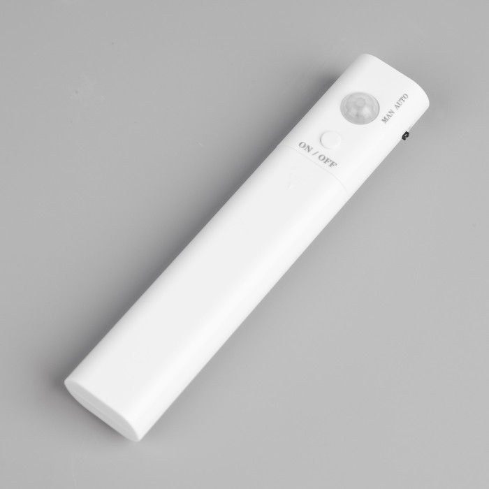 Светодиодная лента Luazon Lighting с датчиком движения 2 м, IP65, SMD2835, 60 LED/м, 4хААА, 4000К Светодиодная лента Luazon Lighting с датчиком движения 2 м, IP65, SMD2835, 60 LED/м, 4хААА, 4000К