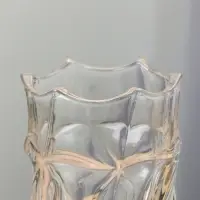 Ваза для цветов &laquo;Наоми&raquo;, 22.5&times;10 см, стекло, прозрачная