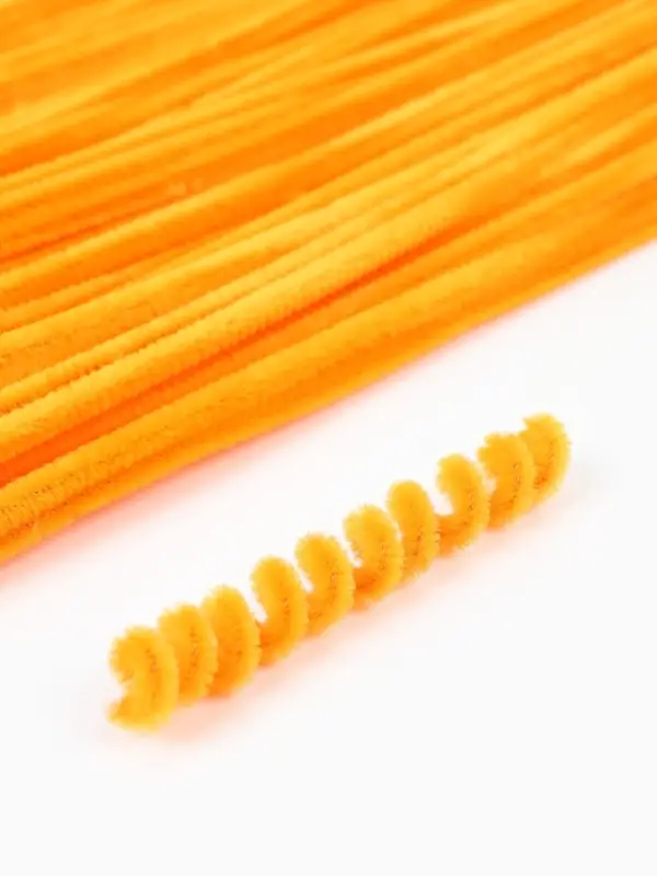 Синельная проволока, набор 100 шт., оранжевая, 30 см