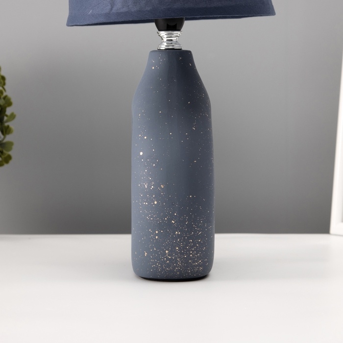 Настольная лампа с абажуром RISALUX «Анжелика», 1×40 Вт, Е14, синий, 22×22×32 см Настольная лампа с абажуром RISALUX «Анжелика», 1×40 Вт, Е14, синий, 22×22×32 см