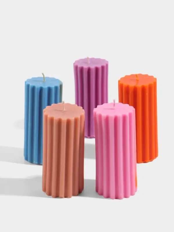 Свеча &laquo;Колонна&raquo;, 5&times;5&times;10 см, соевый воск