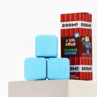 Бомбочки для ванны «Кубики», набор 3 шт x 70 г, аромат сладкая жвачка, URAL LAB¶