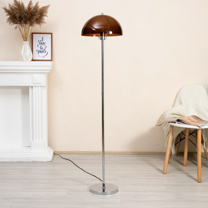 Торшер  Торшер "Байхаус" Е27 15Вт коричневый 35х35х150см