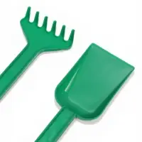 Набор игрушек для песочницы: ведёрко, 4 формочки для песка, грабли, лопатка, МИКС