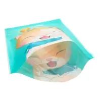 Пакет подарочный новогодний, с zip-lock застежкой, &laquo;Зимние котята&raquo;, 15&times;22 см