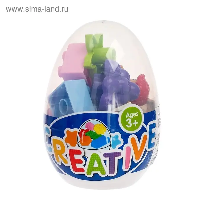 Конструктор в яйце «Городские жители», 6 видов МИКС