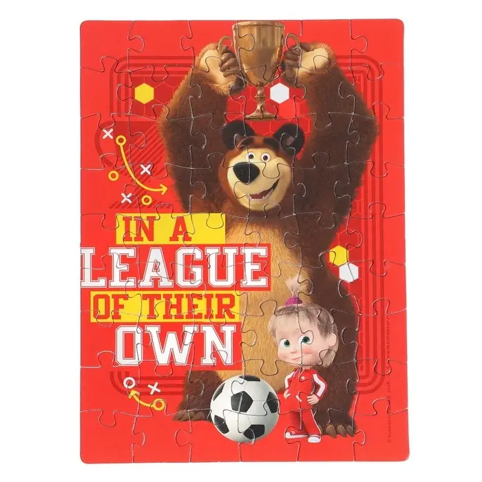 Пазлы «Маша и Медведь», 54 элемента, МИКС