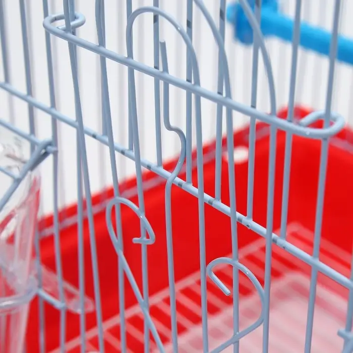 Клетка для птиц укомплектованная Bd-1/2q, 30 х 23 х 39 см, красная Клетка для птиц укомплектованная Bd-1/2q, 30 х 23 х 39 см, красная