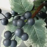 Цветы искусственные &laquo;Ветка ягодная&raquo;, h=57 см, синие