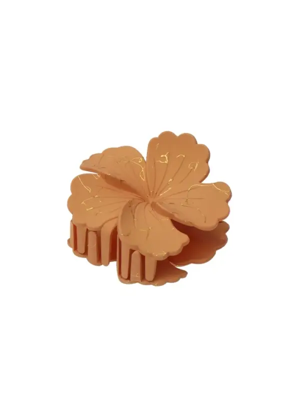 Краб для волос "Артемида" цветок, 7,5х7,5 см, матовый, микс