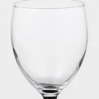 Бокалы для вина Luminarc Domino, 350 мл, размер одного бокала 7.5&times;20.5 см, набор 6 шт., стекло, прозрачные, чёрная ножка