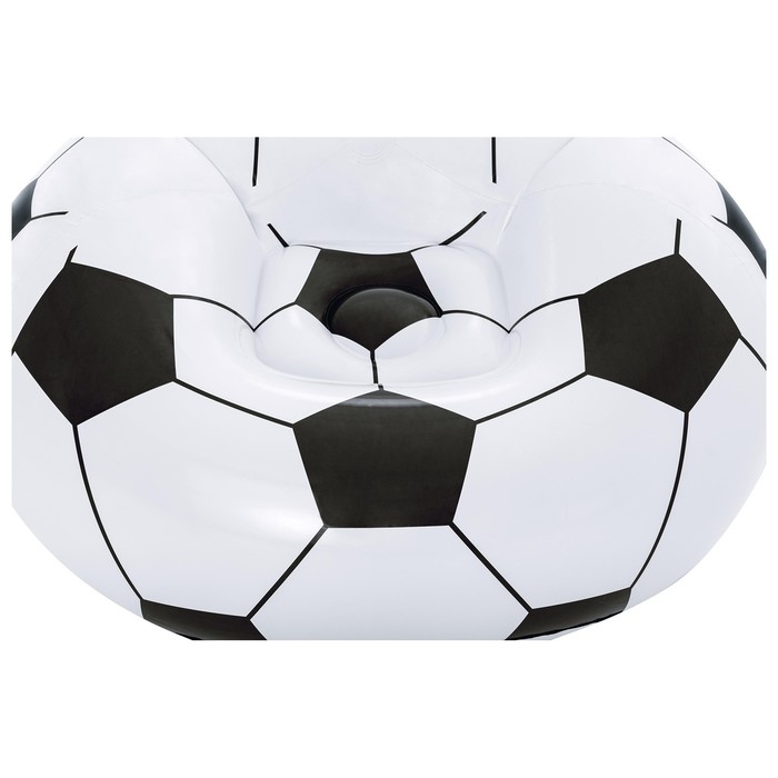 Кресло надувное «Футбольный мяч» размер 114х112х71 см, от 6-ти лет (75010) , Кресло надувное «Футбольный мяч» размер 114х112х71 см, от 6-ти лет (75010) ,