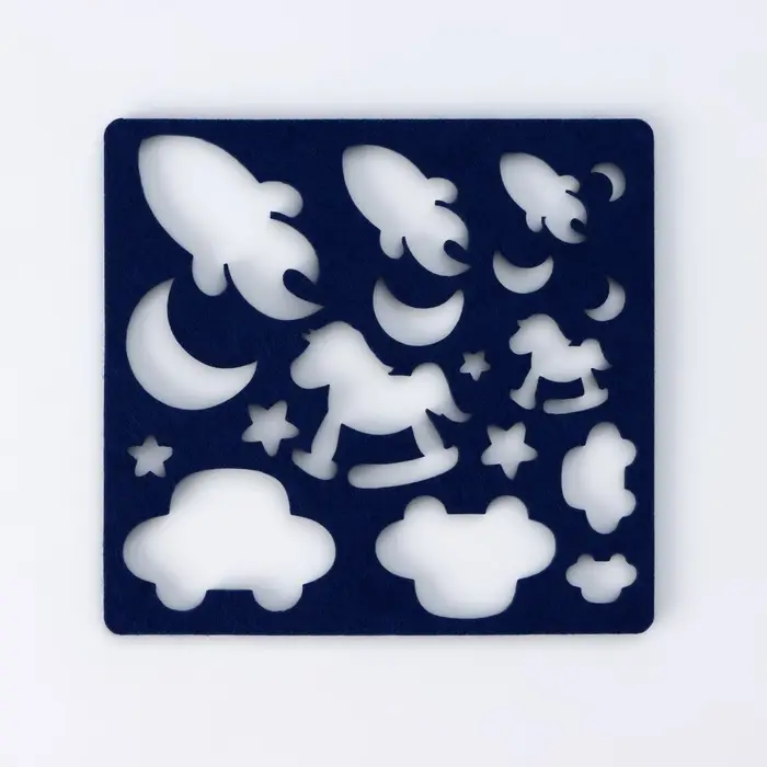 Валяние из шерсти. Набор трафаретов для валяния, 16&times;16 см, 7 шт.