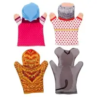 Кукольный театр &laquo;Курочка Ряба&raquo;, 4 куклы-перчатки, сценарий в стихах