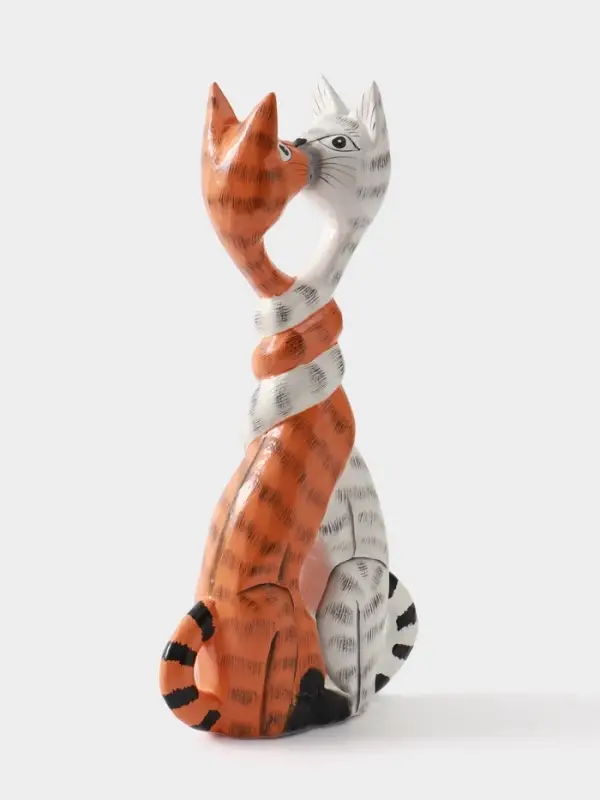 Сувенир &laquo;Целующиеся коты&raquo;, 30&times;6&times;16 см, дерево