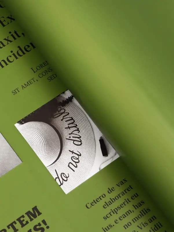 Плёнка флористическая &laquo;Газета любви&raquo;, травяной, 65 мкм, 50&times;57&plusmn;1 см