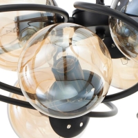 Люстра 85220/6 E27 40Вт черный 52х52х53-83 см BayerLux