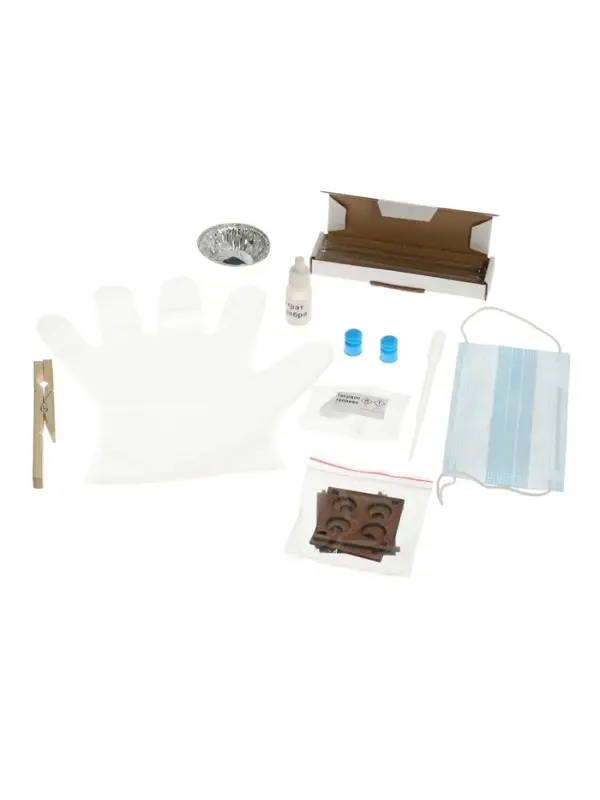 Набор опытов и экспериментов БрикНик &laquo;Серебряное зеркало&raquo;, серия Юный Химик