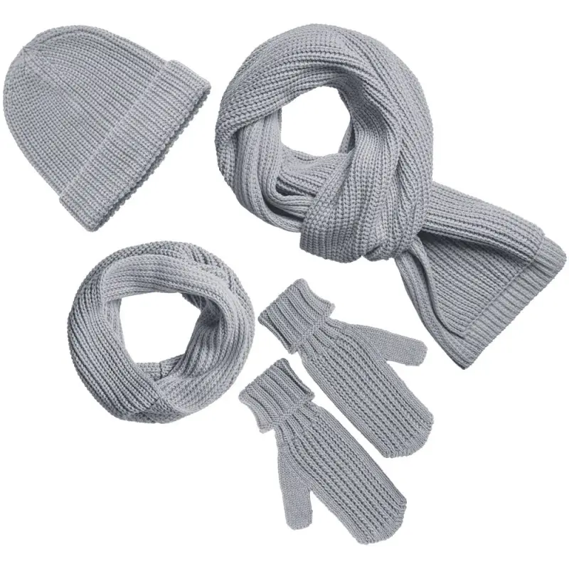 Шарф Nordkyn, светло-серый меланж Шарф Nordkyn, светло-серый меланж