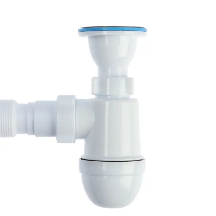 Сифон универсальный &laquo;АНИ Пласт&raquo; Варяг C5510, 1 1/2" &times; 40 мм, с гибкой трубой 40&times;50 мм