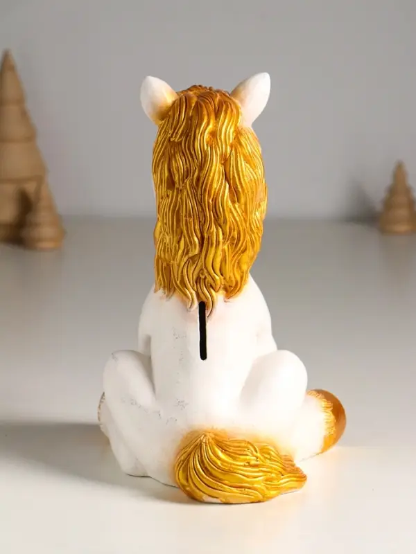 Копилка Копилка "Радостный конь" 20 см, белый