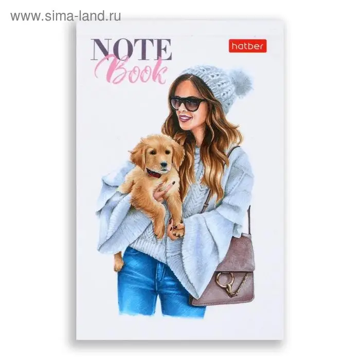 Блокнот А7, 48 листов, в клетку, на склейке, Happy time, обложка мелованный картон, глянцевая ламинация, трёхцветный блок, МИКС Блокнот А7, 48 листов, в клетку, на склейке, Happy time, обложка мелованный картон, глянцевая ламинация, трёхцветный блок, МИКС