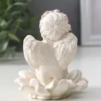 Фигура «Ангел на цветке», 8.5×7.5×7 см, перламутр