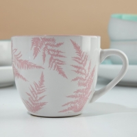 Набор посуды на 4 персоны Dolce Ceramo. «Пасха. Лесные персонажи», 16 предметов: 4 тарелки 23 см, 4 миски 14,5 см, 4 кружки 250 мл, 4 блюдца 15 см