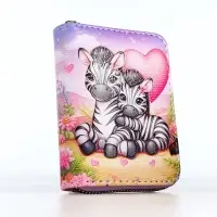 Кошелёк на молнии &laquo;Зебры&raquo;, разноцветный