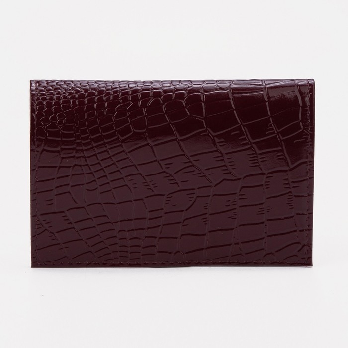 Обложка для паспорта, цвет бордовый