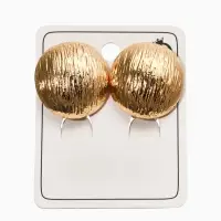 Клипсы "Винтаж" круг, цвет золото Клипсы "Винтаж" круг, цвет золото