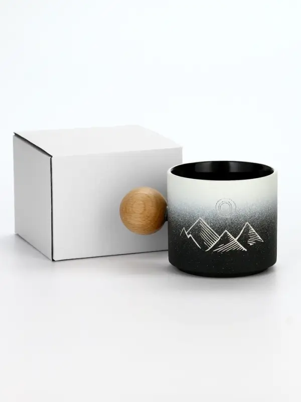 Кружка чайная керамическая &laquo;Путешествие в горах&raquo;, 300 мл